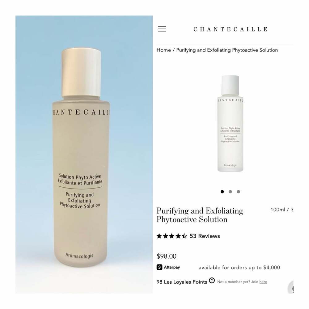 Chantecaille Purifying and Exfoliating Phytoactive Solution 100ml
